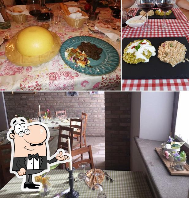 Gli interni di L'Osteria del Borgo