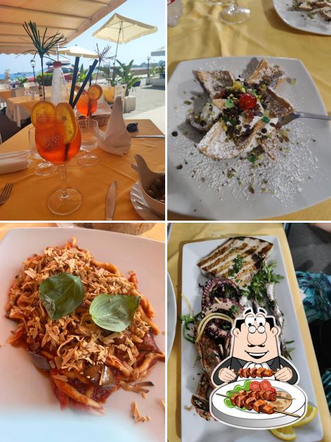 Platti al Ristorante Pizzeria Capitano Uncino Giardini Naxos