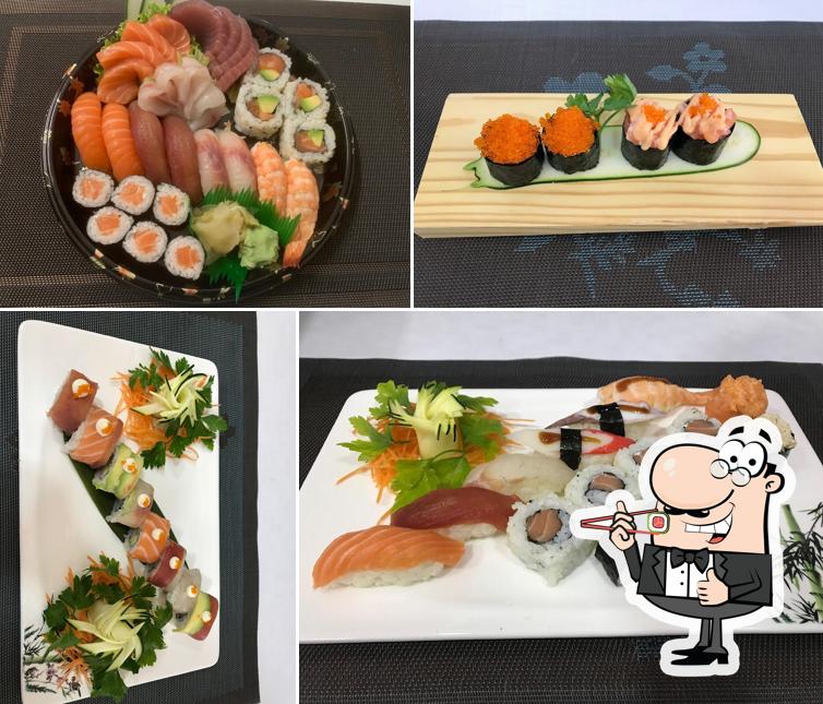 Prenditi le diverse opzioni di sushi