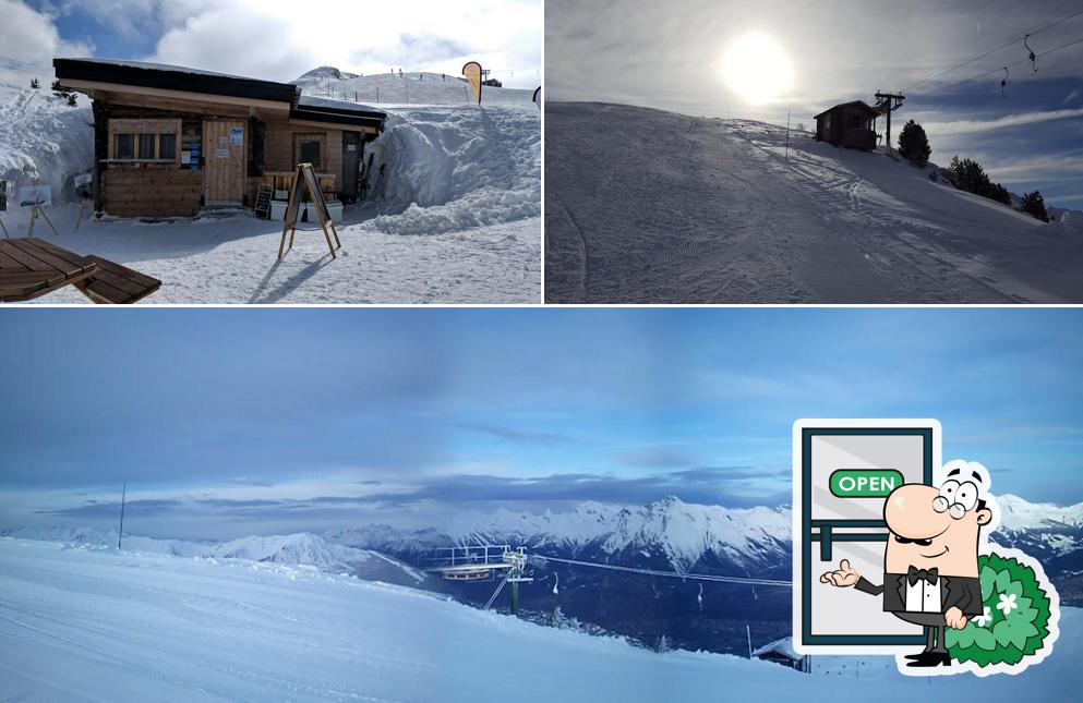 Gli esterni di Cabane des Crêtes