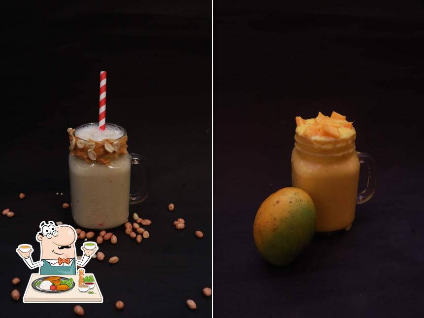 Food at Caffein's Pocket cafe