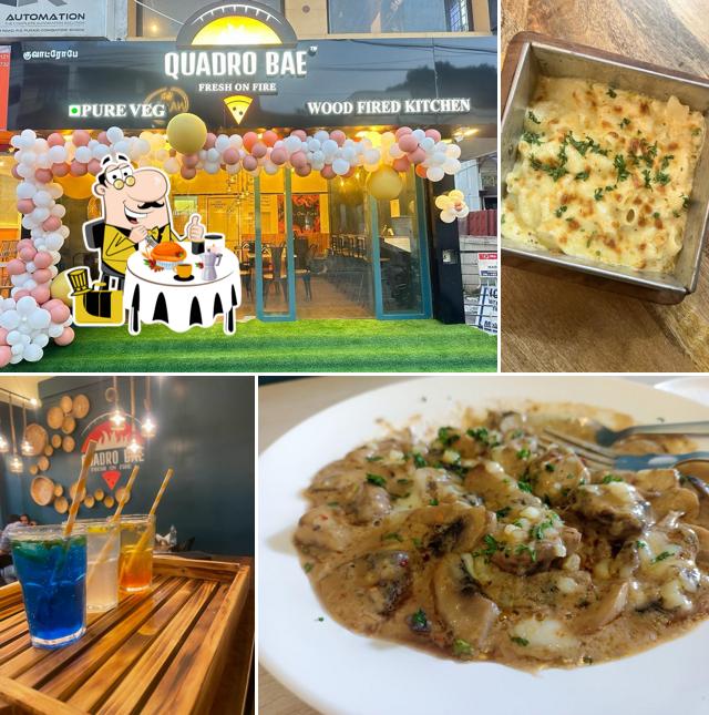 Food at Quadro Bae - Hand tossed Sourdough Pizza