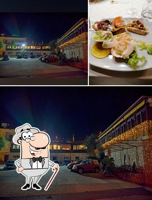 La esterno e bevanda del ristorante