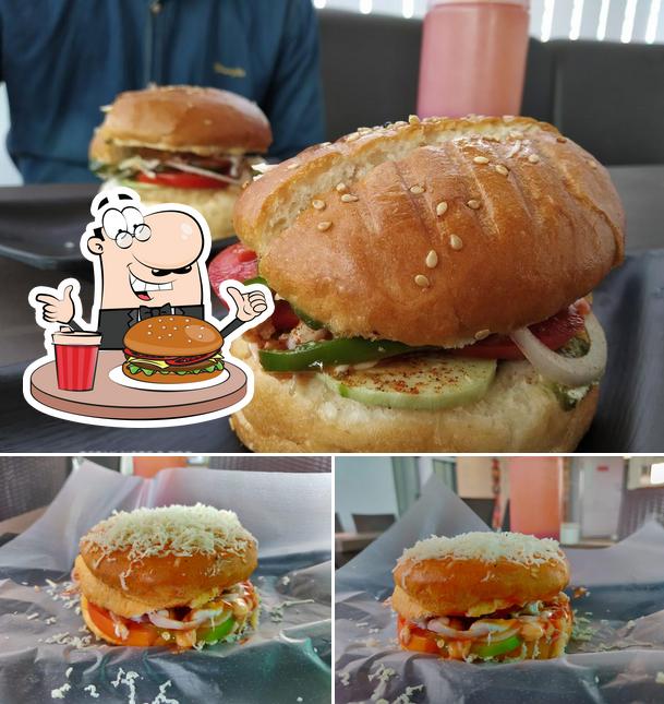 Get a burger at The Robusta Cafe