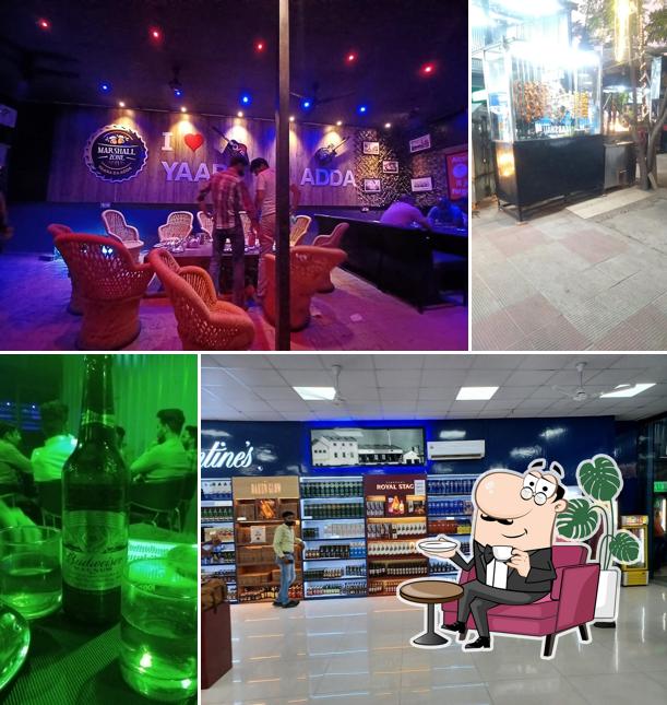 Check out how Wine and beer bar ( YAARA DA ADDA) looks inside