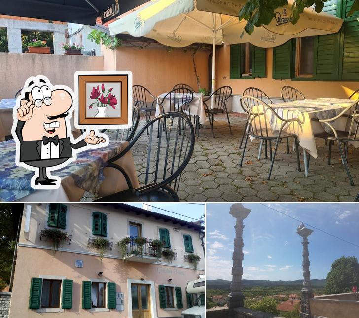 La foto di interni e esterno da Gostilna Tomaj