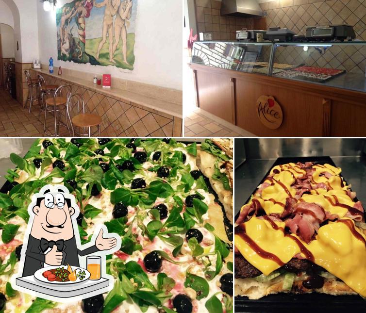 La immagine della cibo e interni di Alice pizza via Marche
