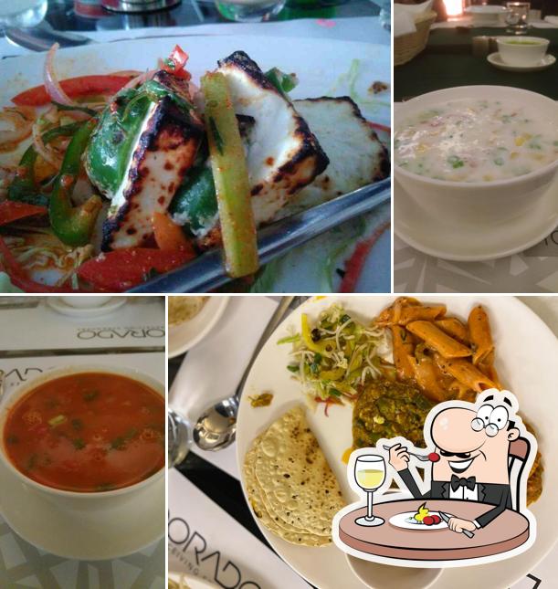 Food at Aureate Restaurant