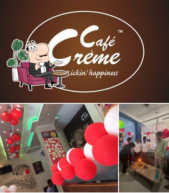 The interior of Cafe Creme Kuka Khopoli