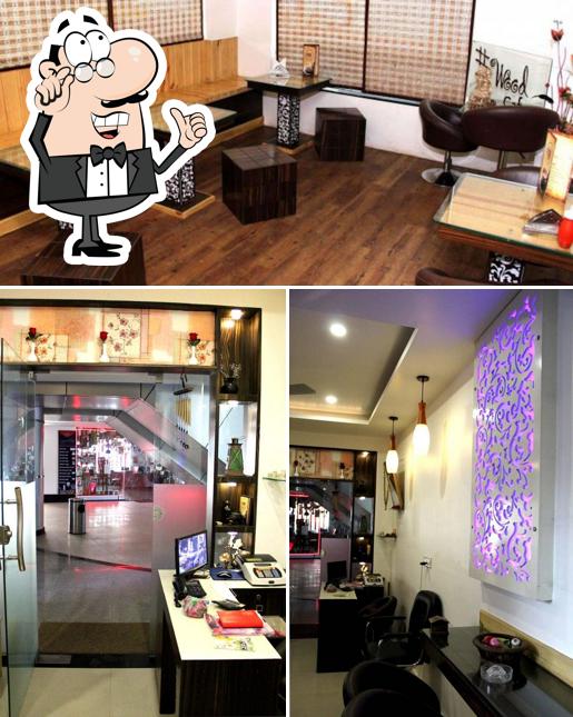 The interior of #Wood Cafe