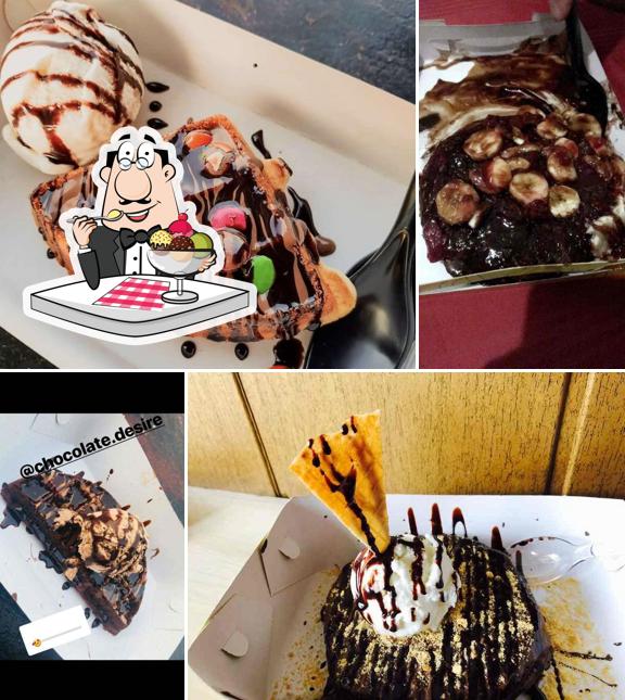 Chocolate Desire offers a number of sweet dishes