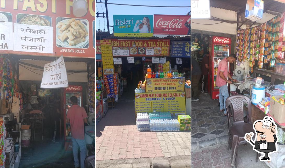 The interior of Vansh Fast Food & Tea Stall