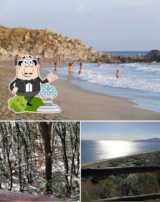 Goditi la vista dall'area esterna di Hotel Bacco