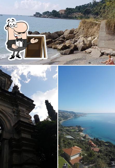 Goditi la vista dagli esterni di La Caletta