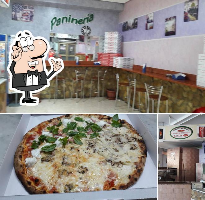 Dai un’occhiata alla foto che presenta la interni e pizza di Peter Pan Di Dio Salvatore