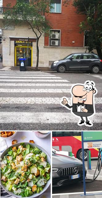 Gli esterni di Caesar bar tavola calda
