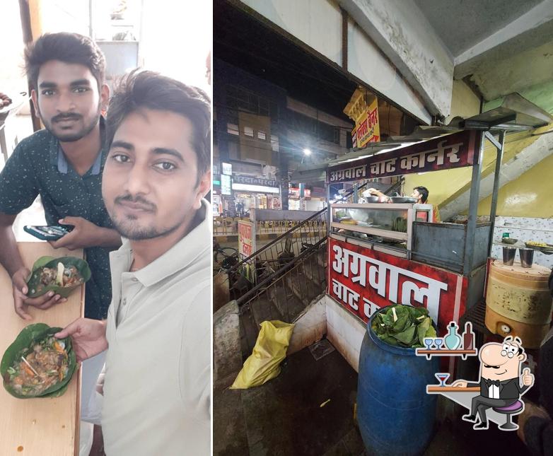The interior of Agrawal Chaat Centre