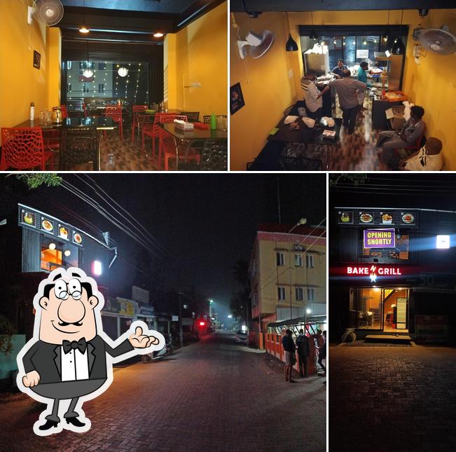 Among various things one can find interior and exterior at BAKE 'N' GRILL