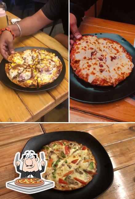 Get pizza at CAPTAIN A PIZZERIA