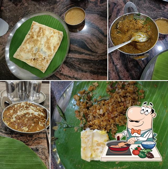 Chicken curry at Kanjithotti Moorthy Cafe