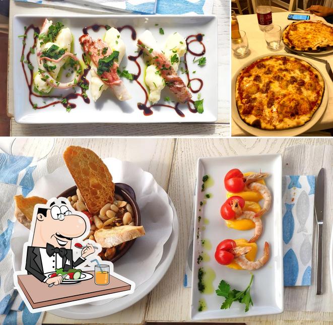 Platti al La Taverna sul mare