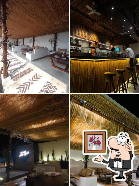 The interior of La Vyne