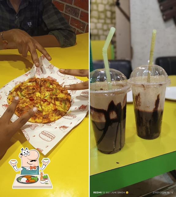 Chocolate mousse at Pizza King point