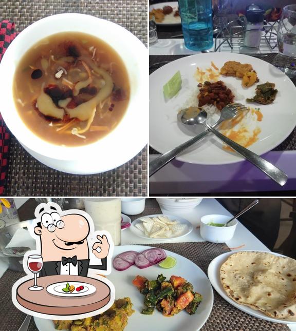 Food at Saffron Restaurant