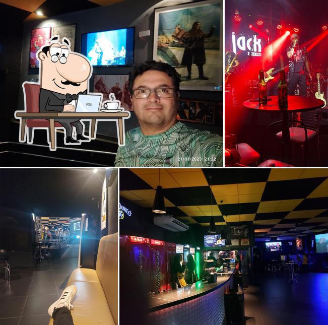 Veja imagens do interior do Jack Rock Bar