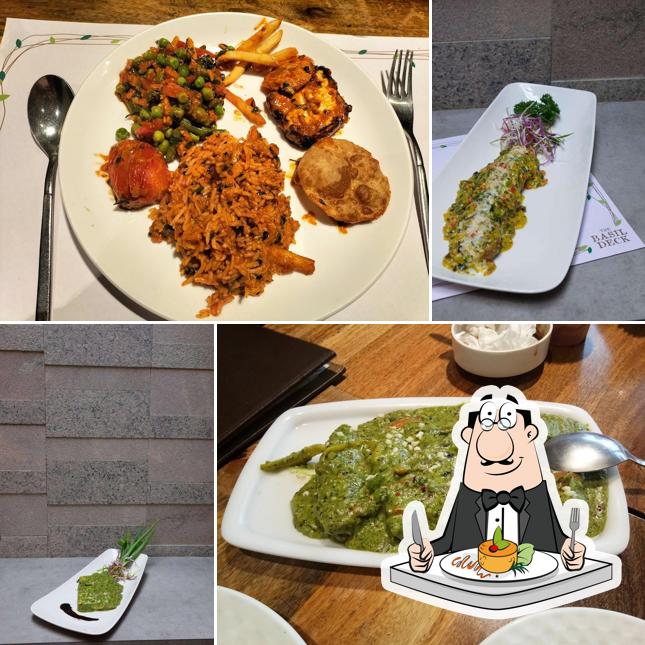 Food at The Basil Deck