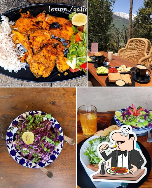 Food at Basho Restaurant In Vashisht, Manali