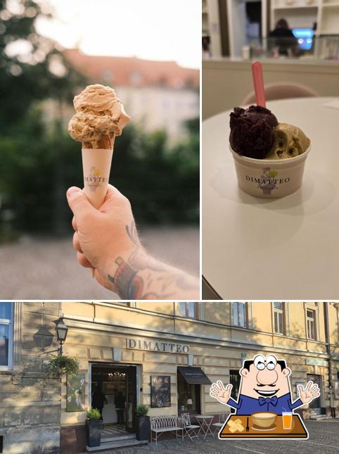 La foto di cibo e interni da DIMATTEO Gelateria