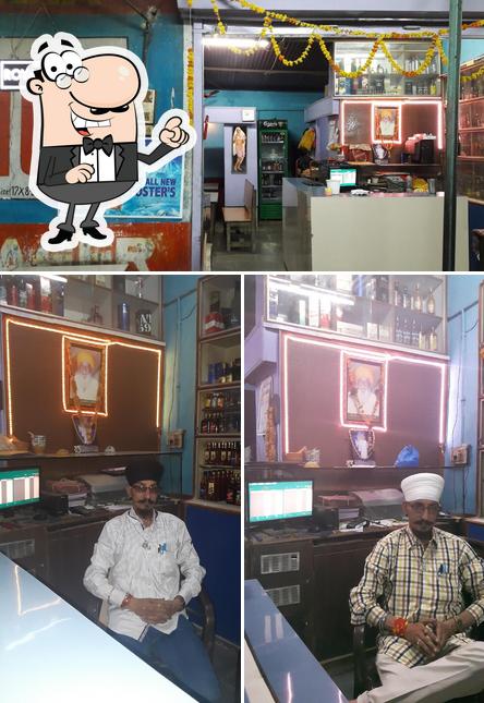 The interior of Hotel Ishwar Bar And family garden Restaurant