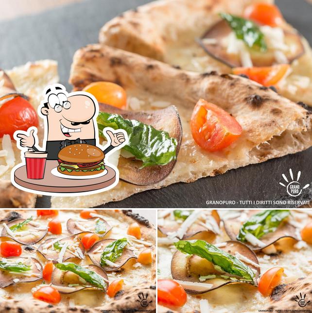 Ordina un hamburger a Grano Puro