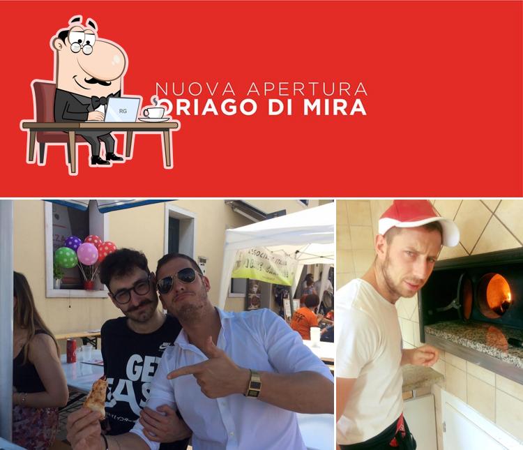 Gli interni di Pizza Express Oriago