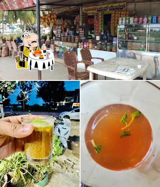The image of Brundavana Tea House’s food and interior