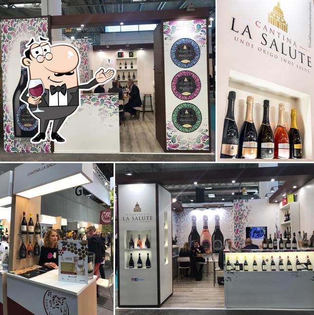 È gradevole bersi un bicchiere di vino a Cantina La Salute srl