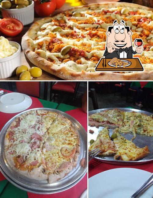 Consiga pizza no Embaixada da Pizza Pizzaria