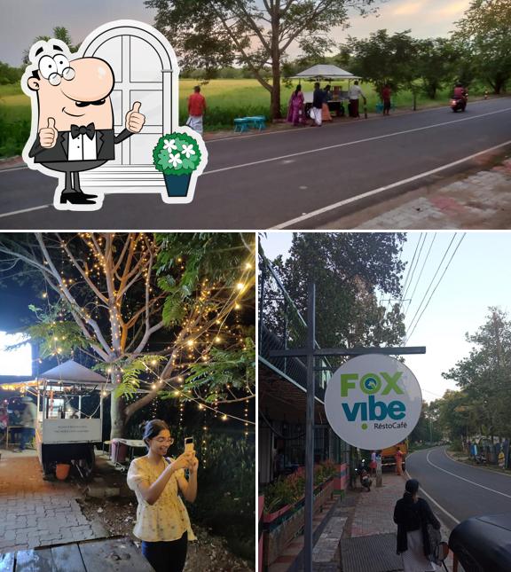 The exterior of Fox Vibe Restocafe Thiruvalla