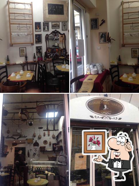 Gli interni di Salsamenteria Verdiana