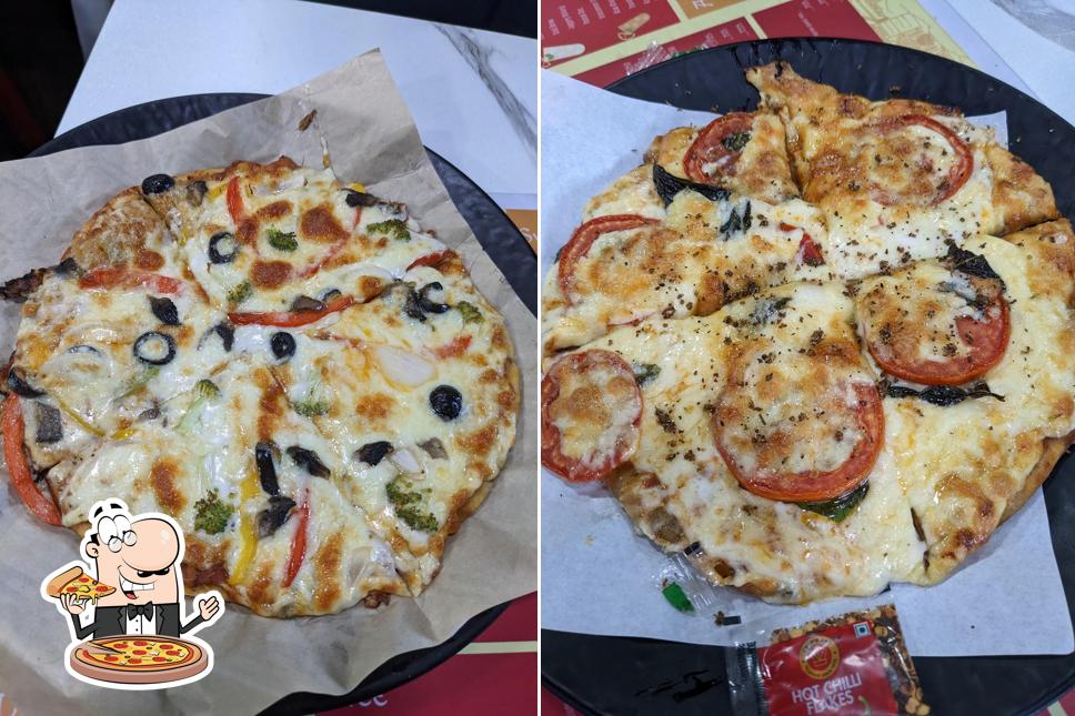 Pick pizza at The Bombay Stories