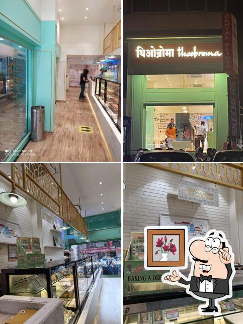 The interior of Theobroma Bakery and Cake Shop - M G Road, Pune