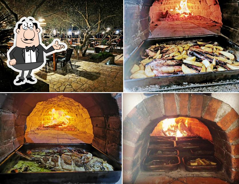 Gli interni di Bacchus Palmižana