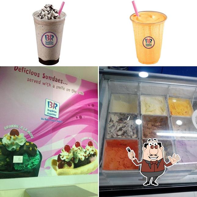 The picture of food and drink at Baskin Robbins