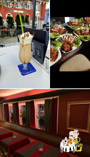 La cibo e bevanda del ristorante