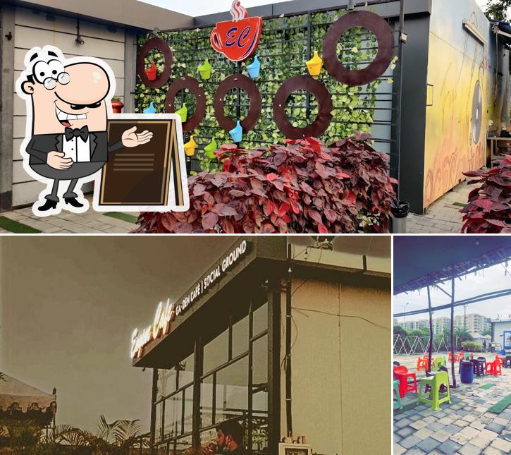 The picture of exterior and play area at Engine Cafe