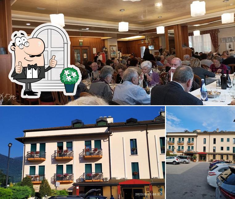 Guarda la foto che presenta la esterno e interni di Albergo Hotel Ristorante Tegorzo