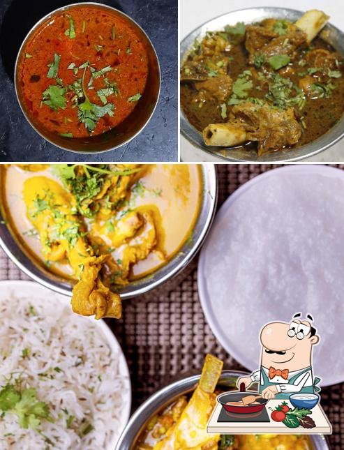 Chicken curry at Hotel Sandeep Veg Non Veg Restaurant