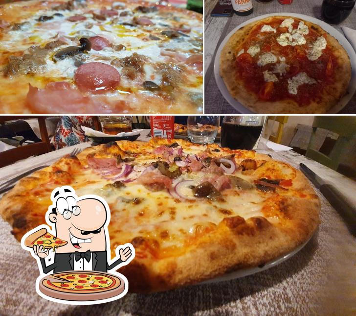 Scegli tra le molte varianti di pizza