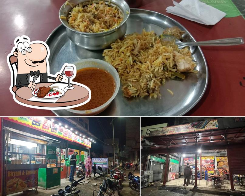 Get meat meals at Laziz Affair Family Restaurant (Veg & Non-Veg)